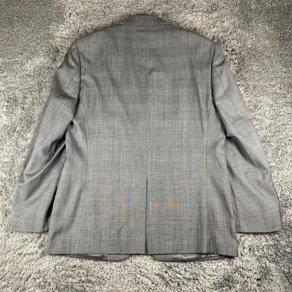 Lauren Ralph Lauren 2 Piece Suit Mens 42R Blazer 34x30 Pant Gray Glen Plaid Wool